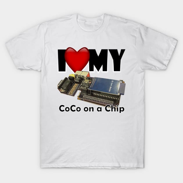 I Love my CoCo on a Chip T-Shirt by sgarciav